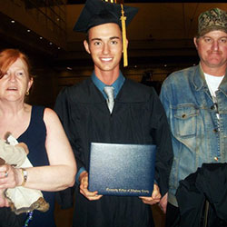 Chris Custer Graduation