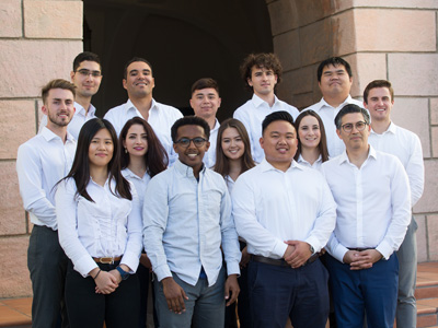 DiLab director, Kaveh Abhari (lower right), with the DiLab students in the fall of 2019. 