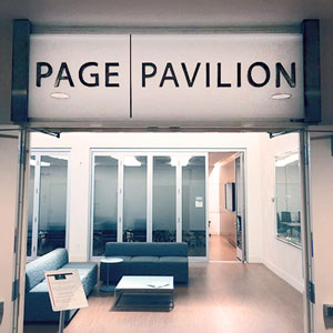 Entrance to Page Pavilion