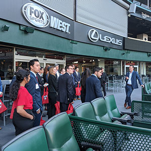 Sports MBA Visits Two Professional Sports Teams in Anaheim