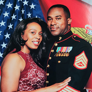 Butler and wife Kenya