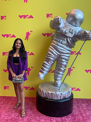 Ashley Contreras attending the 2022 MTV VMA's for the first time!