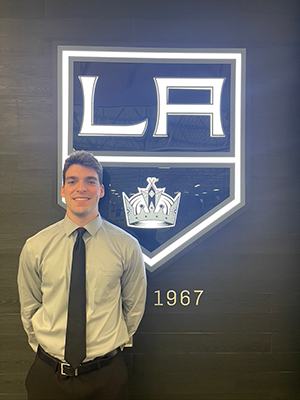 Brent Gurvis, CRM & Email Marketing Intern for the Los Angeles Kings.