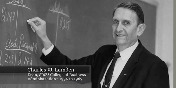 Founder of SDSU's Charles W. Lamden School of Accountancy