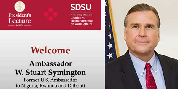 President Lecture Series with Ambassador Symington