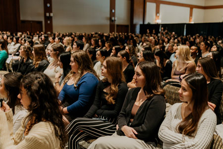 women in leadership conference attendees