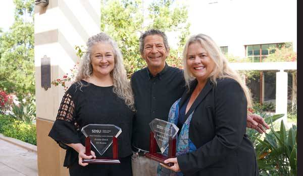 From left: Kristine Ehrich, Jeffrey Glazer, Narelle MacKenzie