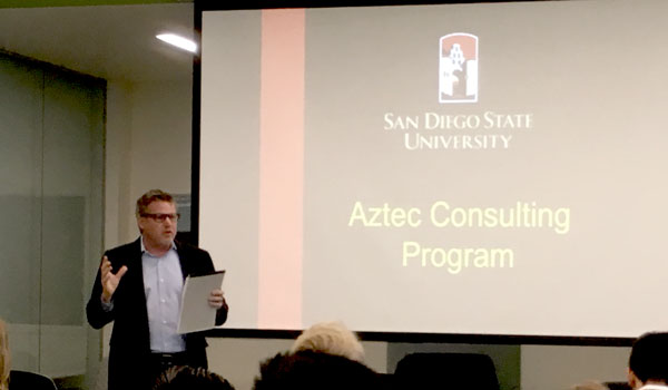 Professor Francis also manages the Aztec Consulting Program
