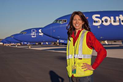 Rhonda with Plane