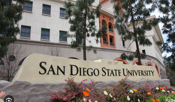 San Diego State University Sign