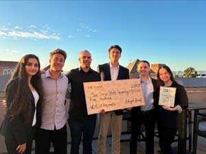 student team from Fowler won the California regional division of the 2024 Venture Capital Investment Competition