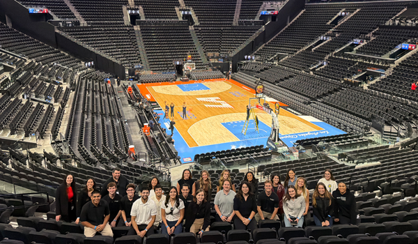 Sports MBA Tours Intuit Dome On Game Day